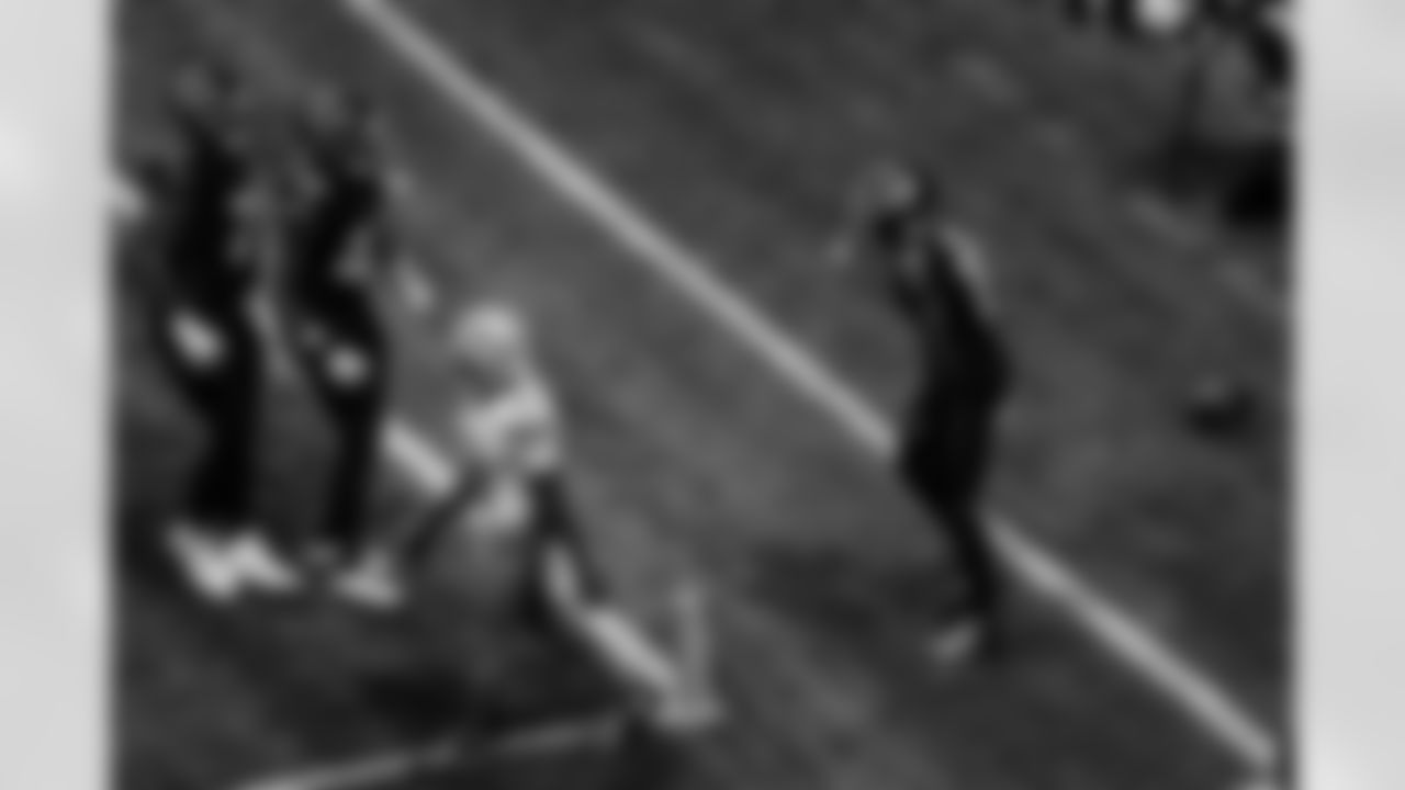 Atlanta Falcons wide receiver Chris Blair #19 reacts after a touchdown during the second quarter of the Preseason Game against the Detroit Lions at Mercedes-Benz Stadium in Atlanta, Georgia on Friday, August 8, 2025. (Photo by Bee Trofort-Wilson/Atlanta Falcons)
