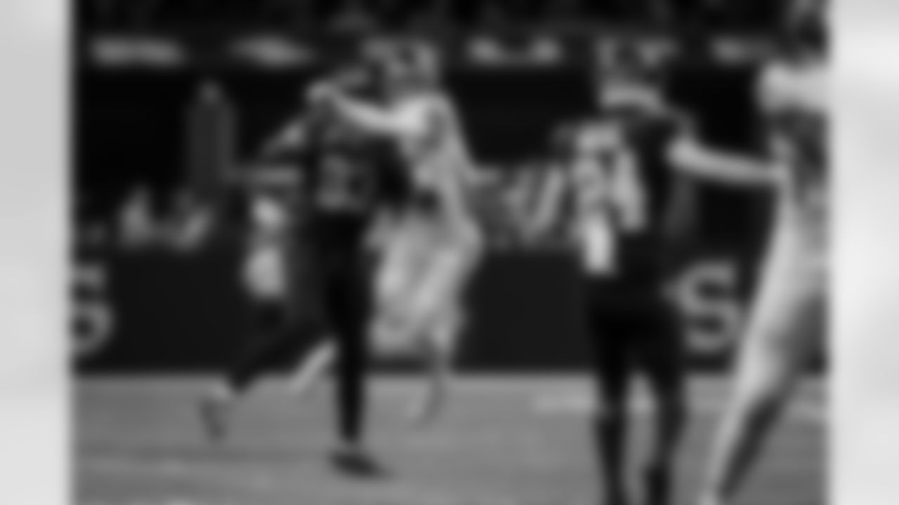 Atlanta Falcons safety Jessie Bates III #3 during the Week 12 Game against the New Orleans Saints at Caesars Superdome in New Orleans, Louisiana on Sunday, November 23, 2025. (Photo by Jay Bendlin/Atlanta Falcons)