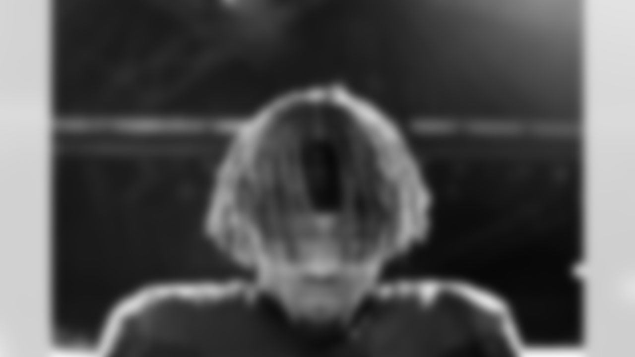 Atlanta Falcons cornerback A.J. Terrell #24 during the Week 6 Game against the Buffalo Bills at Mercedes-Benz Stadium in Atlanta, Ga. on Monday, October 13, 2025. (Photo by Brandon Magnus/Atlanta Falcons)