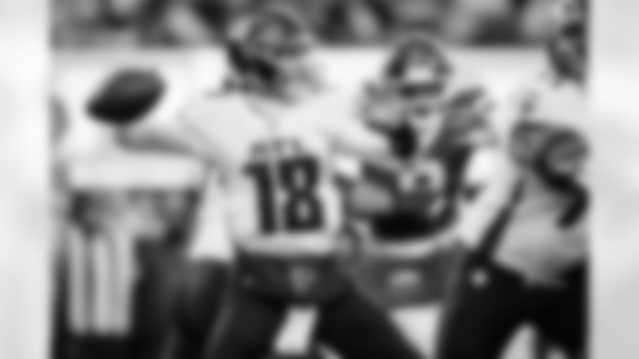 Atlanta Falcons quarterback Kirk Cousins #18 throws a pass during the third quarter of the Week 13 Game against the New York Jets at Metlife Stadium in East Rutherford, New Jersey on Sunday, November 30, 2025. (Photo by Caean Couto/Atlanta Falcons)