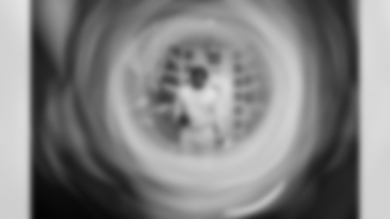 Atlanta Falcons defensive tackle Brandon Dorlus #54 arrives before the Week 14 Game against the Seattle Seahawks at Mercedes-Benz Stadium in Atlanta, Georgia on Sunday, December 7, 2025. (Photo by Jay Bendlin/Atlanta Falcons)