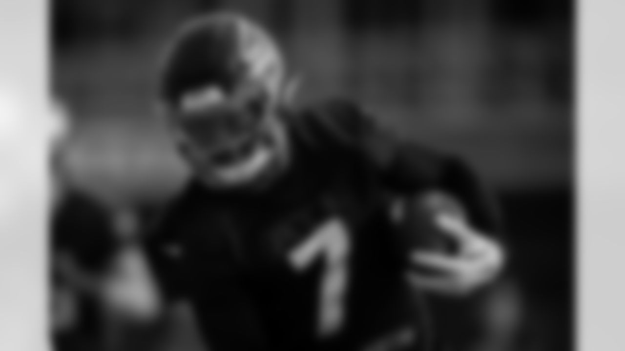 Atlanta Falcons running back Bijan Robinson #7 during practice at Atlanta Falcons Training Facility in Flowery Branch, Georgia, on Wednesday, December 17, 2025. (Photo by Jay Bendlin/Atlanta Falcons)