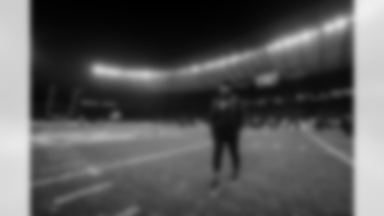 Atlanta Falcons head coach Raheem Morris after the Week 10 Game against the Indianapolis Colts at Olympic Stadium in Berlin, Germany on Sunday, November 9, 2025. (Photo by Jay Bendlin/Atlanta Falcons)