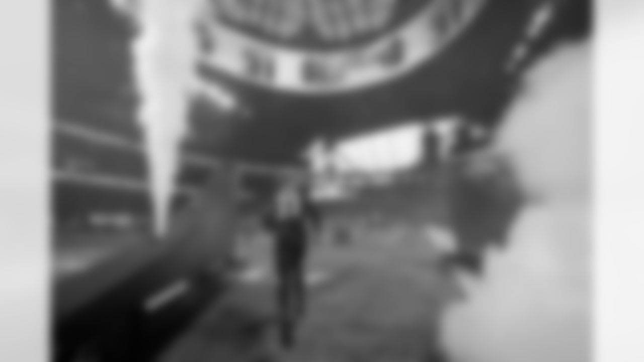 Atlanta Falcons safety Xavier Watts #31 runs out of the tunnel before the Week 14 Game against the Seattle Seahawks at Mercedes-Benz Stadium in Atlanta, Georgia on Sunday, December 7, 2025. (Photo by Taylor McLaughlin/Atlanta Falcons)