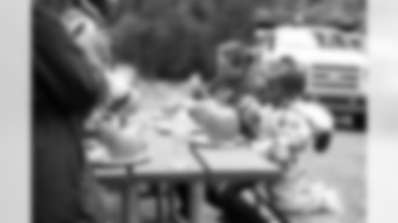 Scenes from the KABOOM! Playground Build at Randolph Medlock Park in Stone Mountain, Ga. on Tuesday, October 28, 2025. (Photo by Steven Burroughs/Atlanta Falcons)