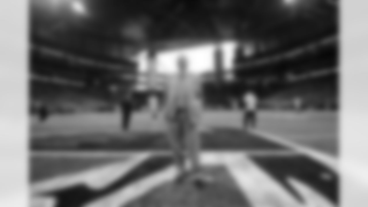 Atlanta Falcons owner Arthur Blank is seen prior to the game against the Pittsburgh Steelers at Mercedes-Benz Stadium in Atlanta, Georgia on Sunday, December 4, 2022. (Photo by Shanna Lockwood/Atlanta Falcons)
