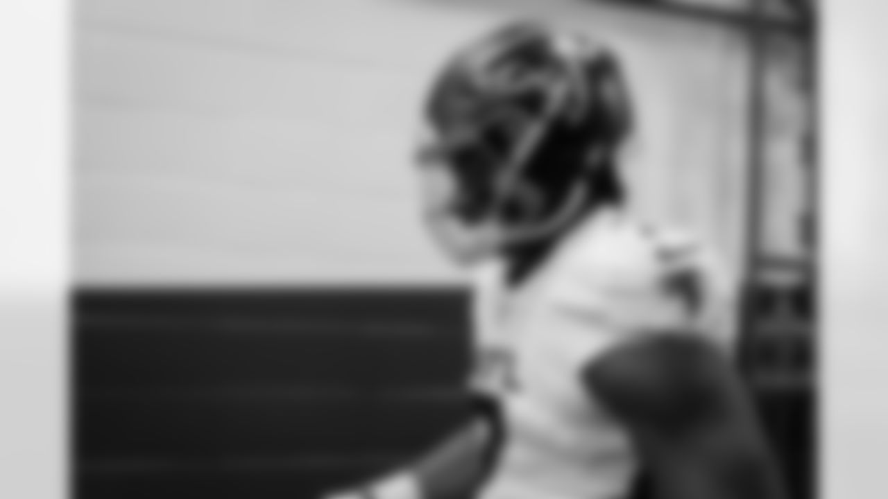 Atlanta Falcons running back Bijan Robinson #7 before the Week 12 Game against the New Orleans Saints at Caesars Superdome in New Orleans, Louisiana on Sunday, November 23, 2025. (Photo by Jay Bendlin/Atlanta Falcons)