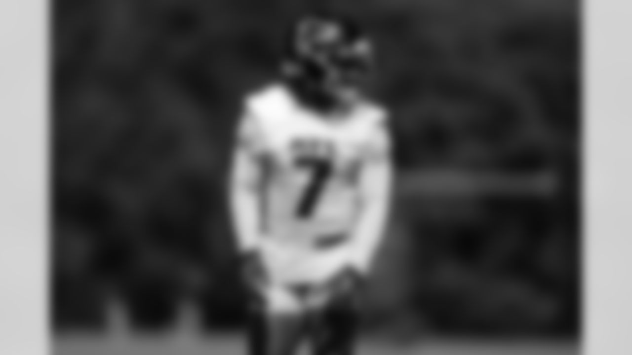 Atlanta Falcons running back Bijan Robinson #7 during practice at Atlanta Falcons Training Facility in Flowery Branch, Georgia, on Friday, October 17, 2025. (Photo by Taylor McLaughlin/Atlanta Falcons)