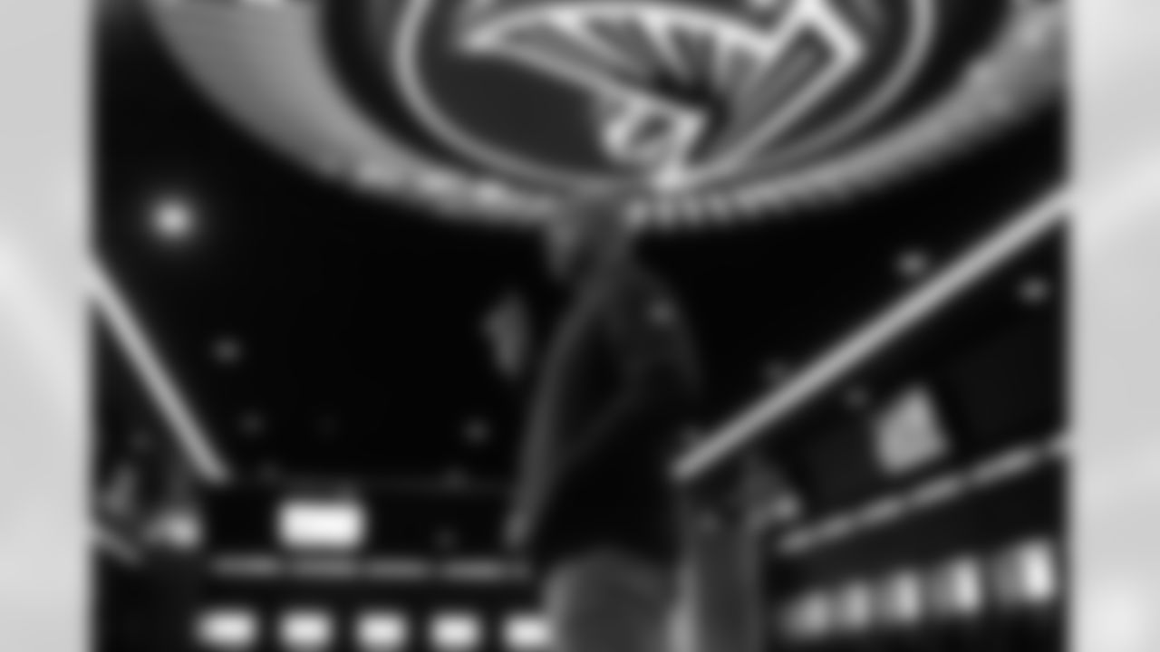 Atlanta Falcons General Manager Ian Cunningham arrives at the Atlanta Falcons Training Facility in Flowery Branch, Ga. on Monday, February 2, 2026. (Photo by Jay Bendlin/Atlanta Falcons)