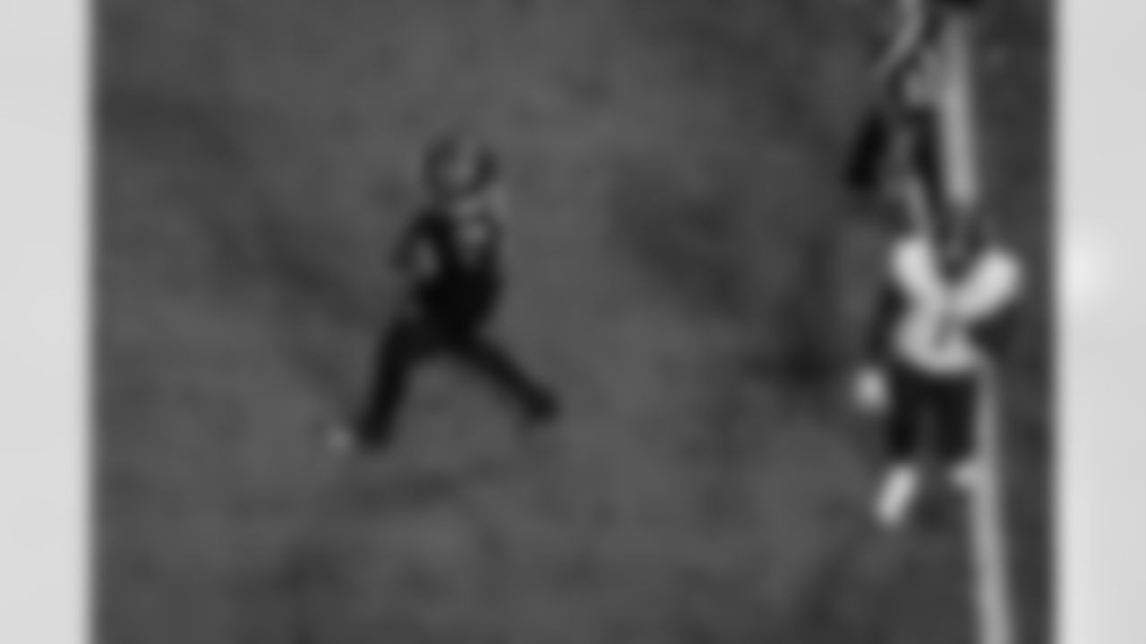 Atlanta Falcons defensive tackle Brandon Dorlus #54 reacts during the Week 4 Game against the Washington Commanders at Mercedes-Benz Stadium in Atlanta, Georgia on Sunday, September 28, 2025. (Photo by Jay Bendlin/Atlanta Falcons)