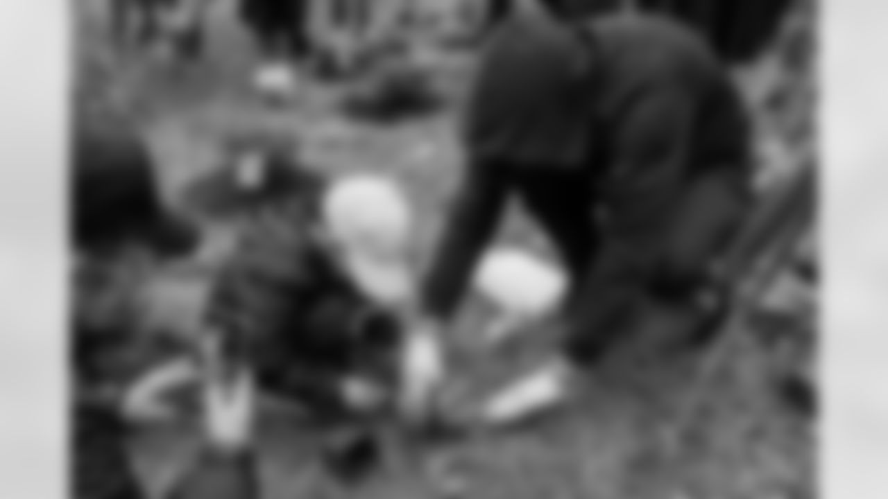 Scenes from the KABOOM! Playground Build at Randolph Medlock Park in Stone Mountain, Ga. on Tuesday, October 28, 2025. (Photo by Serena Brown/Atlanta Falcons)