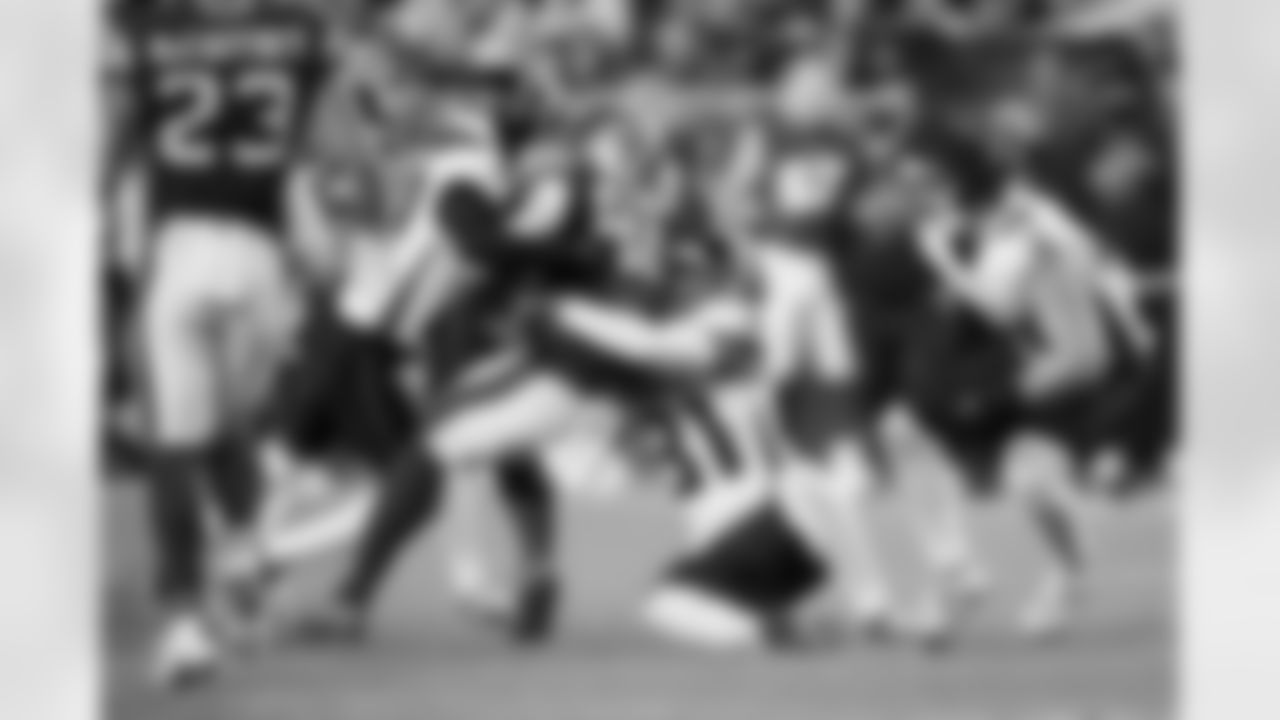 Atlanta Falcons safety Xavier Watts #31 makes a tackle during the Week 7 Game against the San Francisco 49ers at Levi's Stadium in Santa Clara, California on Sunday, October 19, 2025. (Photo by Taylor McLaughlin/Atlanta Falcons)