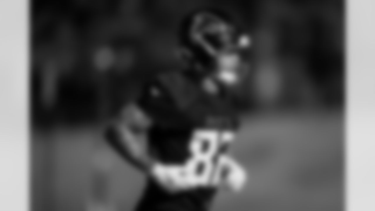 Atlanta Falcons wide receiver Casey Washington #82 during practice at Atlanta Falcons Training Facility in Flowery Branch, Georgia, on Wednesday, December 3, 2025. (Photo by Jay Bendlin/Atlanta Falcons)