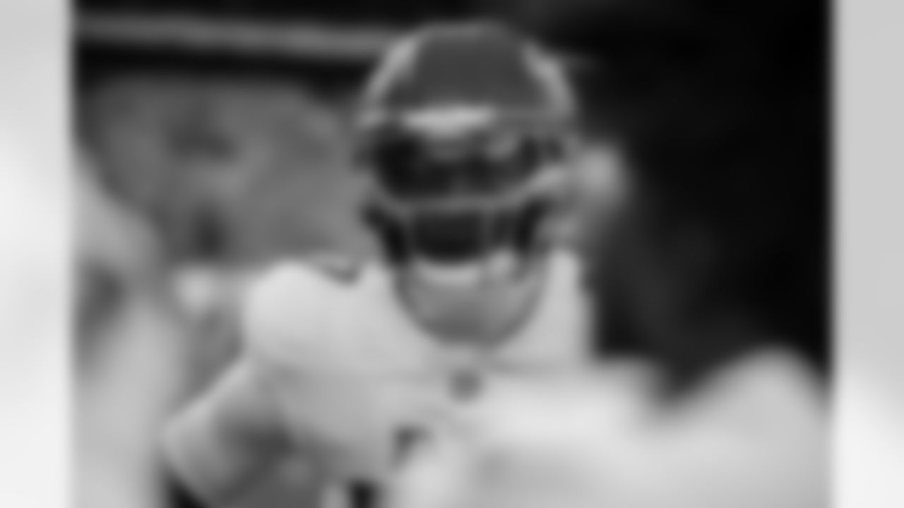 Atlanta Falcons wide receiver Dylan Drummond #81 prior to the Week 13 Game against the New York Jets at Metlife Stadium in East Rutherford, New Jersey on Sunday, November 30, 2025. (Photo by Taylor McLaughlin/Atlanta Falcons)