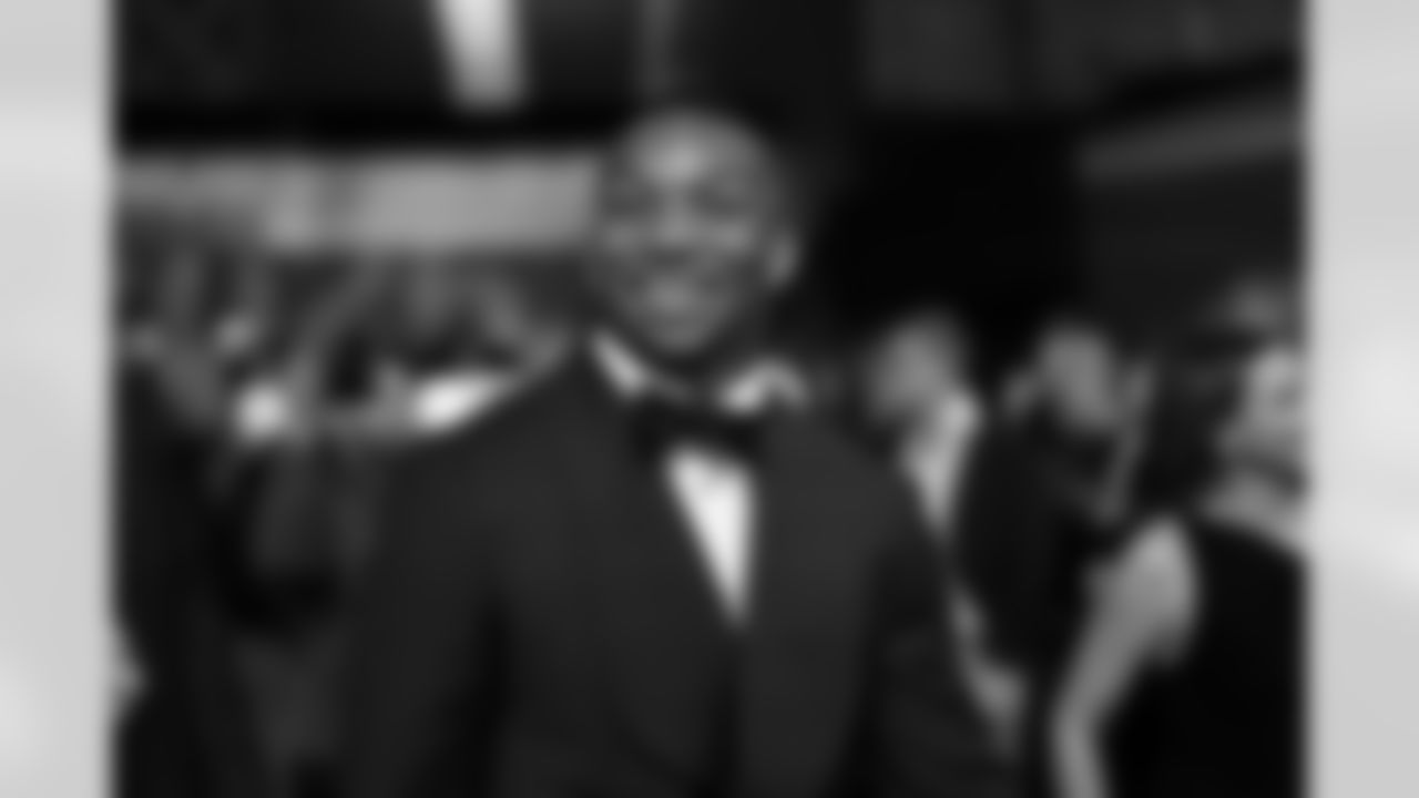 Atlanta Falcons running back Bijan Robinson (7) walks on the red carpet prior to the NFL Honors awards show on Thursday, February 5, 2026 in San Francisco, California. (Kathryn Riley/NFL)