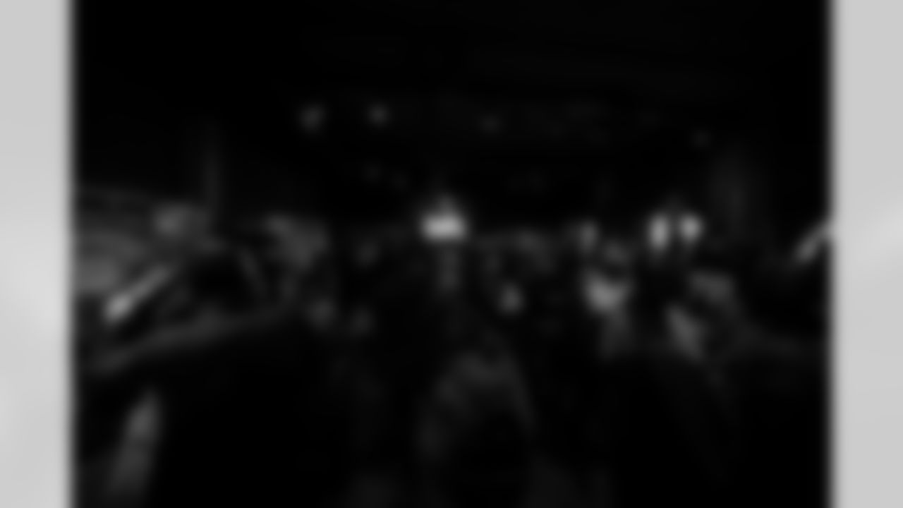 Scenes from Falcons Haus presented by Airbnb at Fotografiska Berlin in Berlin, Germany on Saturday, November 8, 2025. (Photo by Jay Bendlin/Atlanta Falcons)