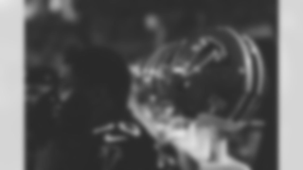 Atlanta Falcons defensive lineman Ruke Orhorhoro #98 during the Week 15 Game against the Tampa Bay Buccaneers at Raymond James Stadium in Tampa, Florida on Thursday, December 11, 2025. (Photo by Brandon Magnus/Atlanta Falcons)