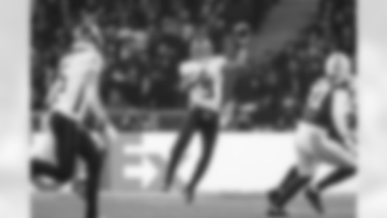 Atlanta Falcons quarterback Michael Penix Jr. #9 throws the ball during the Week 10 Game against the Indianapolis Colts at Olympic Stadium in Berlin, Germany on Sunday, November 9, 2025. (Photo by Brandon Magnus/Atlanta Falcons)