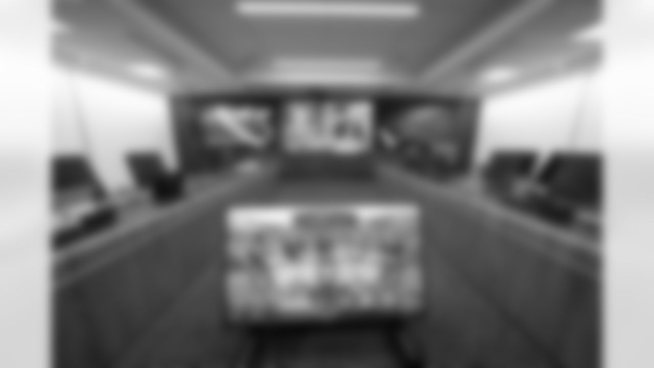 Scenes from the 2025 Draft War Room at the Atlanta Falcons Training Facility in Flowery Branch, Ga. on Thursday, April 24, 2025. (Jay Bendlin/Atlanta Falcons)