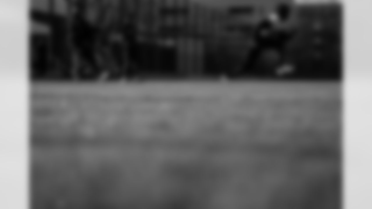 Atlanta Falcons running back Nathan Carter #38 during practice at the FC Union Berlin Training Facility in Berlin, Germany on Friday, November 7, 2025. (Photo by Jay Bendlin/Atlanta Falcons)