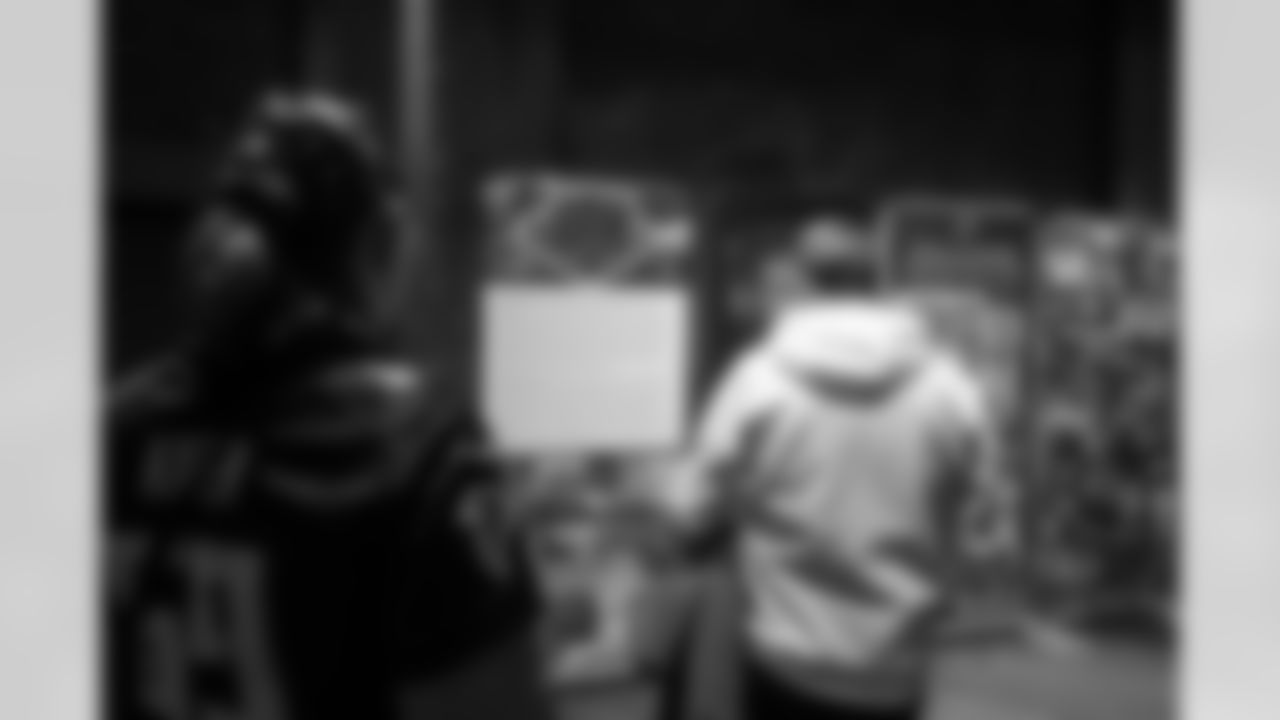 Scenes from Falcons Haus presented by Airbnb at Fotografiska Berlin in Berlin, Germany on Saturday, November 8, 2025. (Photo by Jay Bendlin/Atlanta Falcons)