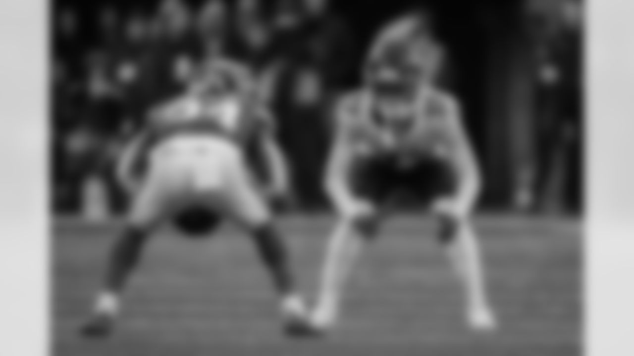 Atlanta Falcons cornerback Cobee Bryant #37 during the Week 13 Game against the New York Jets at MetLife Stadium in East Rutherford, N.J. on Sunday, November 23, 2025. (Photo by Taylor McLaughlin/Atlanta Falcons)