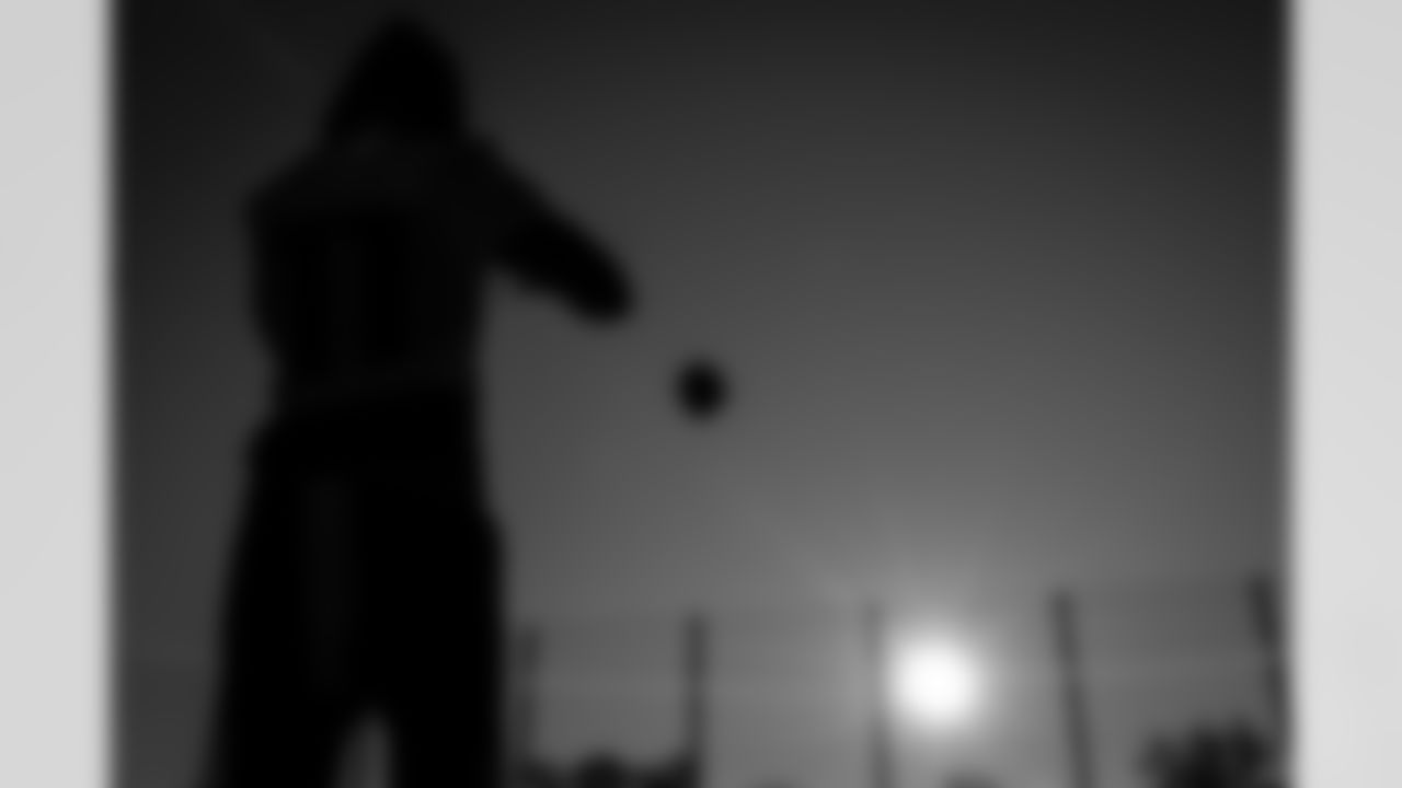 Atlanta Falcons wide receiver Chris Blair #19 during practice at the FC Union Berlin Training Facility in Berlin, Germany on Friday, November 7, 2025. (Photo by Jay Bendlin/Atlanta Falcons)