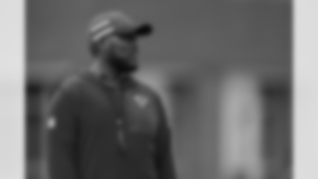 Atlanta Falcons special teams coordinator Marquice Williams during practice at AT&T Training Camp at Atlanta Falcons Training Facility in Flowery Branch, Georgia, on Wednesday, August 20, 2025. (Photo by Jay Bendlin/Atlanta Falcons)