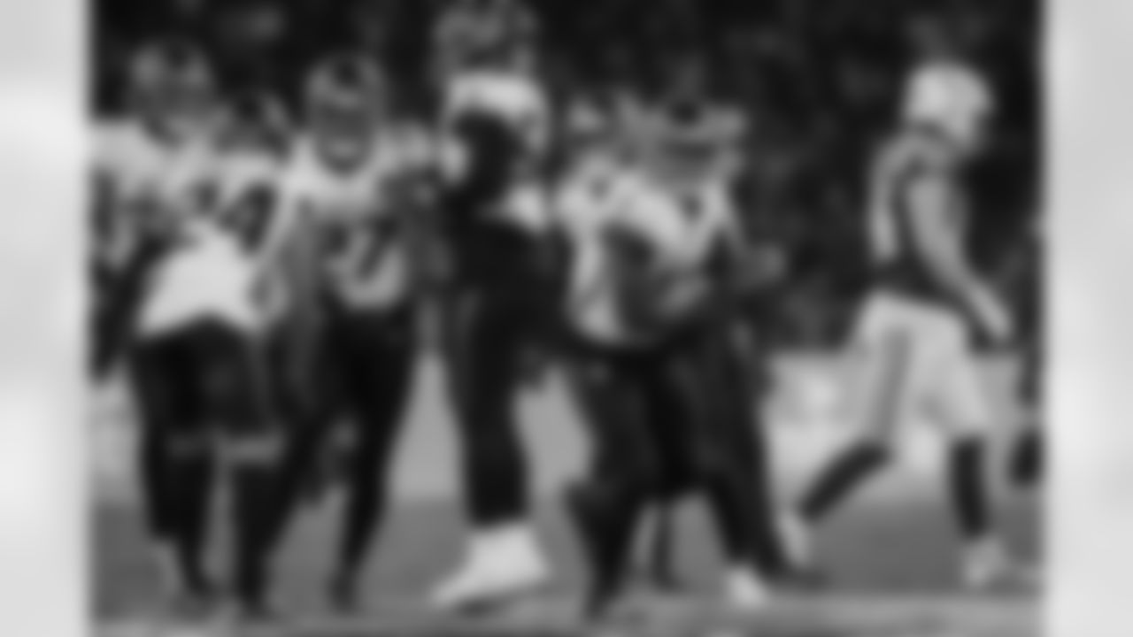 Atlanta Falcons edge rusher Jalon Walker #11 reacts after a sack and fumble recovery the Week 10 Game against the Indianapolis Colts at Olympic Stadium in Berlin, Germany on Sunday, November 9, 2025. (Photo by Taylor McLaughlin/Atlanta Falcons)