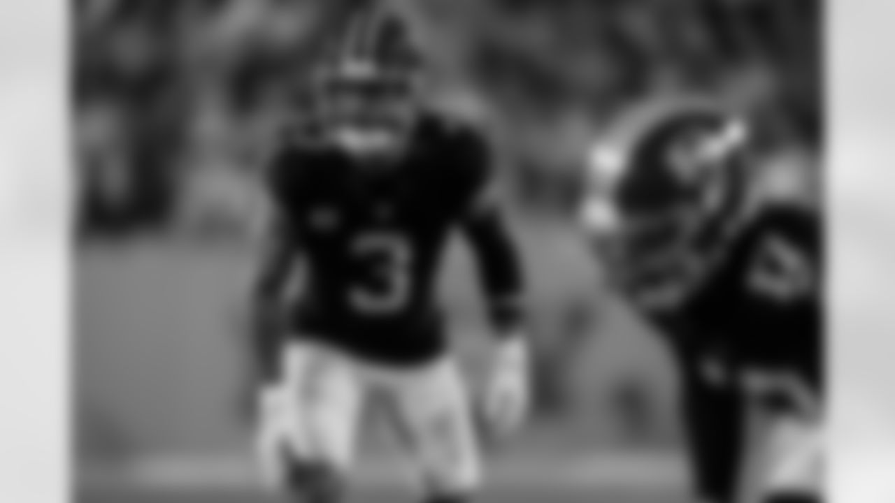 Atlanta Falcons safety Jessie Bates III #3 during the Week 15 Game against the Tampa Bay Buccaneers at Raymond James Stadium in Tampa, Florida on Thursday, December 11, 2025. (Photo by Taylor McLaughlin/Atlanta Falcons)