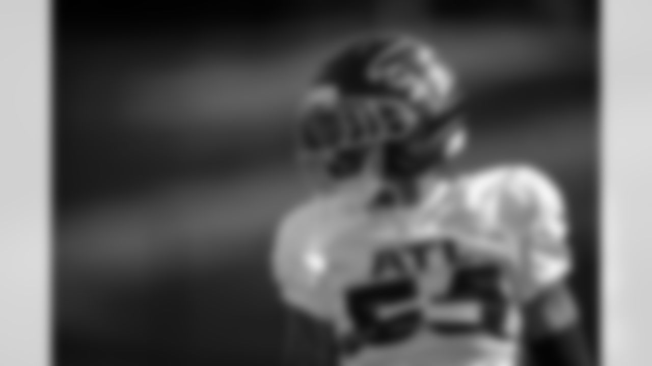 Atlanta Falcons cornerback A.J. Terrell Jr. #24 during practice at Atlanta Falcons Training Facility in Flowery Branch, Georgia, on Thursday, November 13, 2025. (Photo by Taylor McLaughlin/Atlanta Falcons)