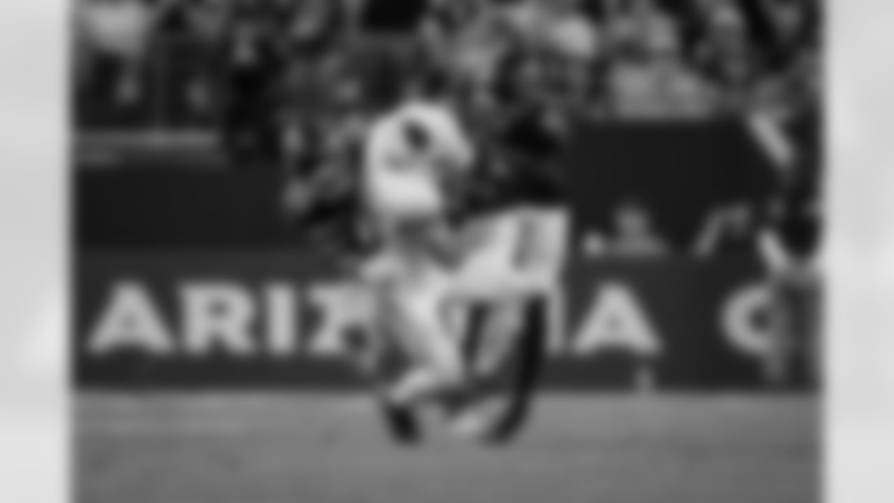 Atlanta Falcons linebacker Kaden Elliss #55 and cornerback Cobee Bryant #37 make a tackle during the fourth quarter of the Week 16 Game against the Arizona Cardinals at State Farm Stadium in Glendale, Arizona on Sunday, December 21, 2025. (Photo by Jay Bendlin/Atlanta Falcons)