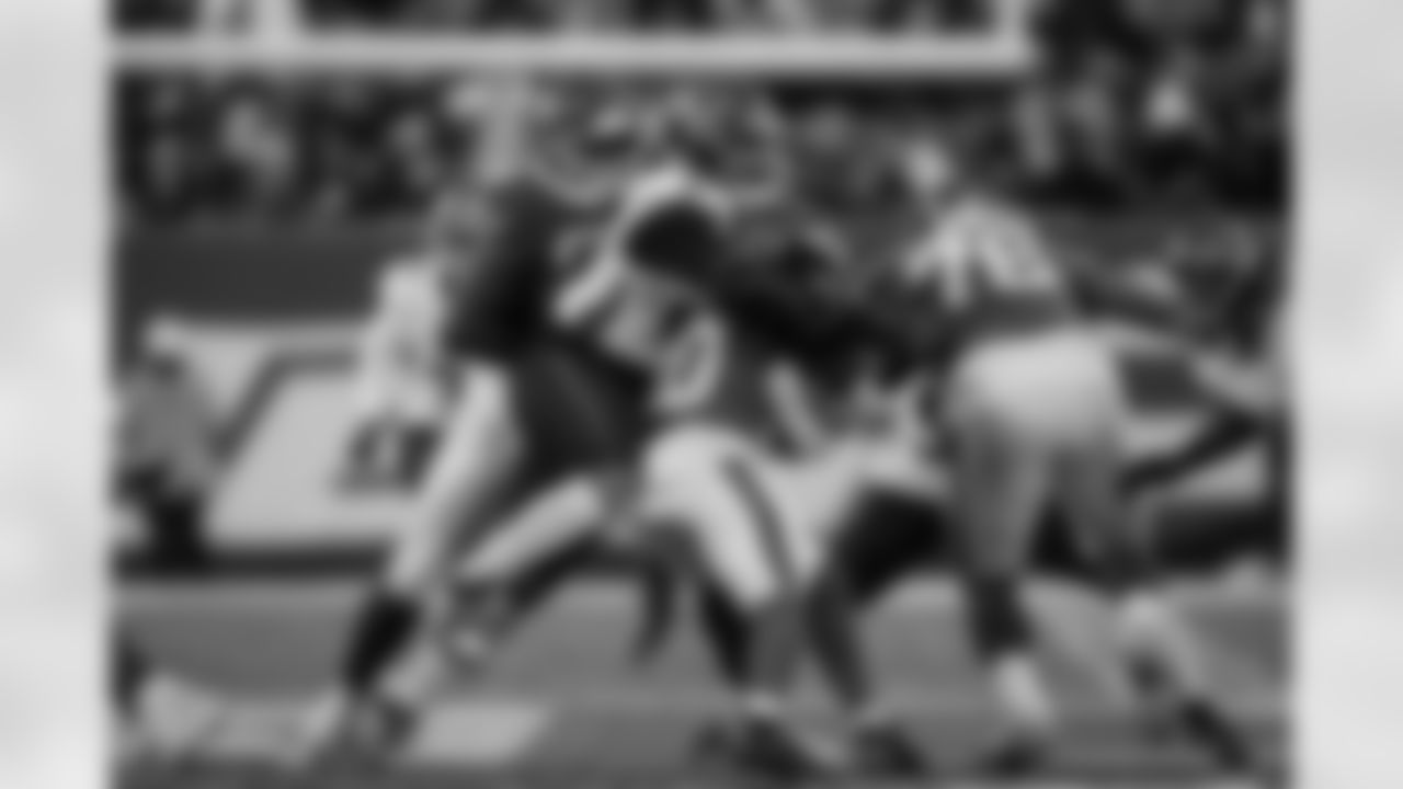 Atlanta Falcons defensive tackle Brandon Dorlus #54 makes a tackle during the Week 13 Game against the New York Jets at Metlife Stadium in East Rutherford, New Jersey on Sunday, November 30, 2025. (Photo by Jay Bendlin/Atlanta Falcons)