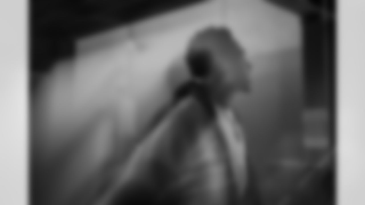 Atlanta Falcons wide receiver Darnell Mooney #1 arrives before the Week 17 Game against the Los Angeles Rams at Mercedes-Benz Stadium in Atlanta, Georgia on Monday, December 29, 2025. (Photo by Jay Bendlin/Atlanta Falcons)