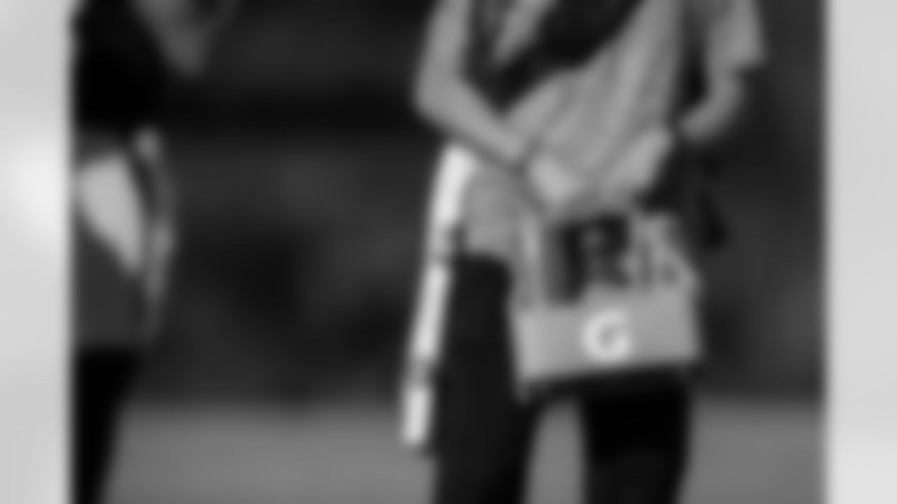 A Gatorade bottle during practice at Atlanta Falcons Training Facility in Flowery Branch, Georgia, on Thursday, November 13, 2025. (Photo by Taylor McLaughlin/Atlanta Falcons)