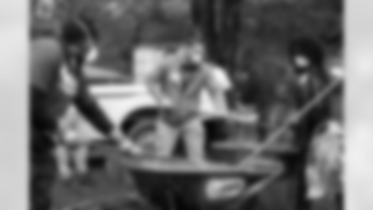 Scenes from the KABOOM! Playground Build at Randolph Medlock Park in Stone Mountain, Ga. on Tuesday, October 28, 2025. (Photo by Steven Burroughs/Atlanta Falcons)