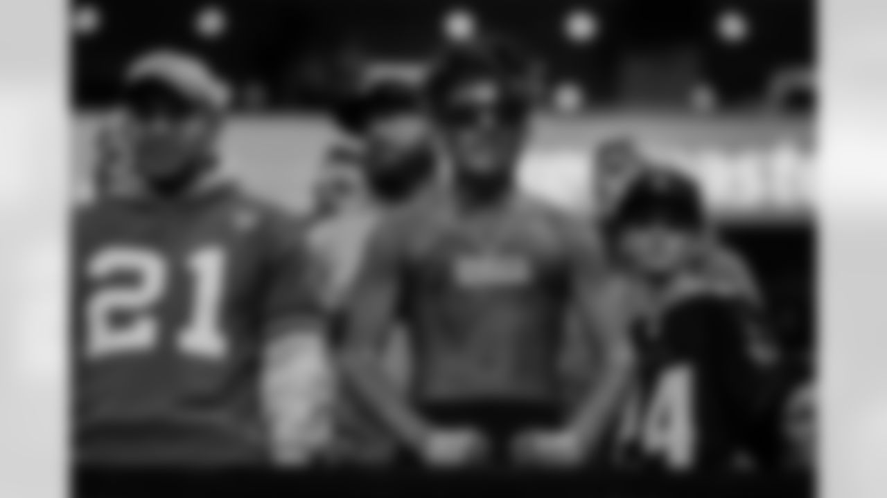 A young fan during the Week 17 Game against the Los Angeles Rams at Mercedes-Benz Stadium in Atlanta, Georgia on Monday, December 29, 2025. (Photo by Jay Bendlin/Atlanta Falcons)