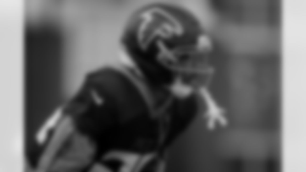 Atlanta Falcons cornerback Dee Alford #20 during practice at Atlanta Falcons Training Facility in Flowery Branch, Georgia, on Thursday, October 30, 2025. (Photo by Taylor McLaughlin/Atlanta Falcons)