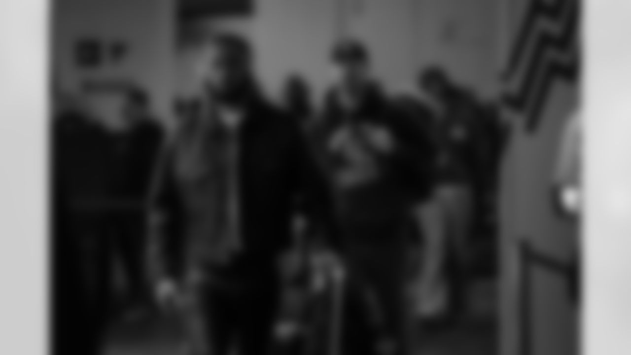 Atlanta Falcons safety Jessie Bates III #3 arrives before the Week 10 Game against the Indianapolis Colts at Olympic Stadium in Berlin, Germany on Sunday, November 9, 2025. (Photo by Brandon Magnus/Atlanta Falcons)