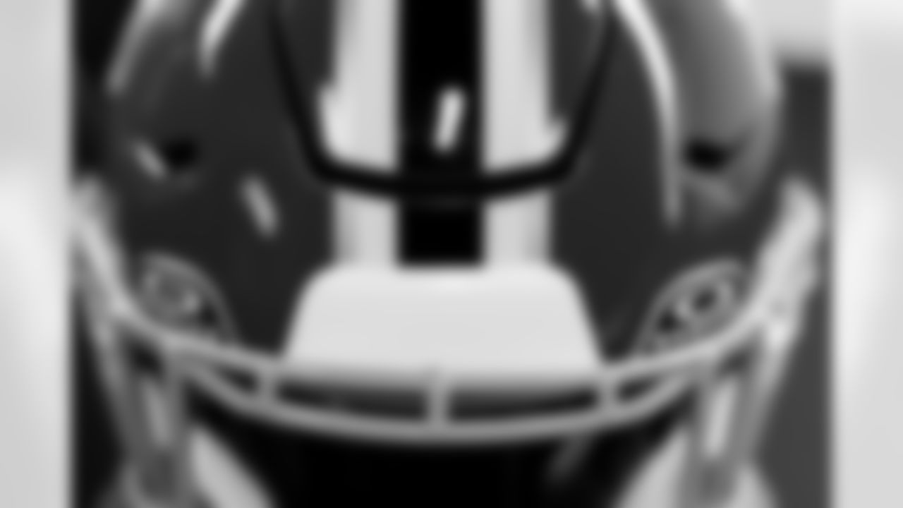 Behind the scenes of preparing the throwback helmet at Atlanta Falcons Training Facility in Duluth, Ga. on Wednesday, October 8, 2025. (Photo by Jay Bendlin/Atlanta Falcons)