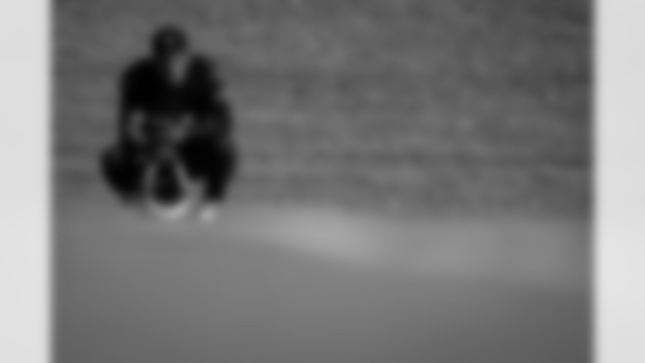 Atlanta Falcons cornerback Mike Hughes #21 during practice at Atlanta Falcons Training Facility in Flowery Branch, Georgia, on Wednesday, November 5, 2025. (Photo by Jay Bendlin/Atlanta Falcons)