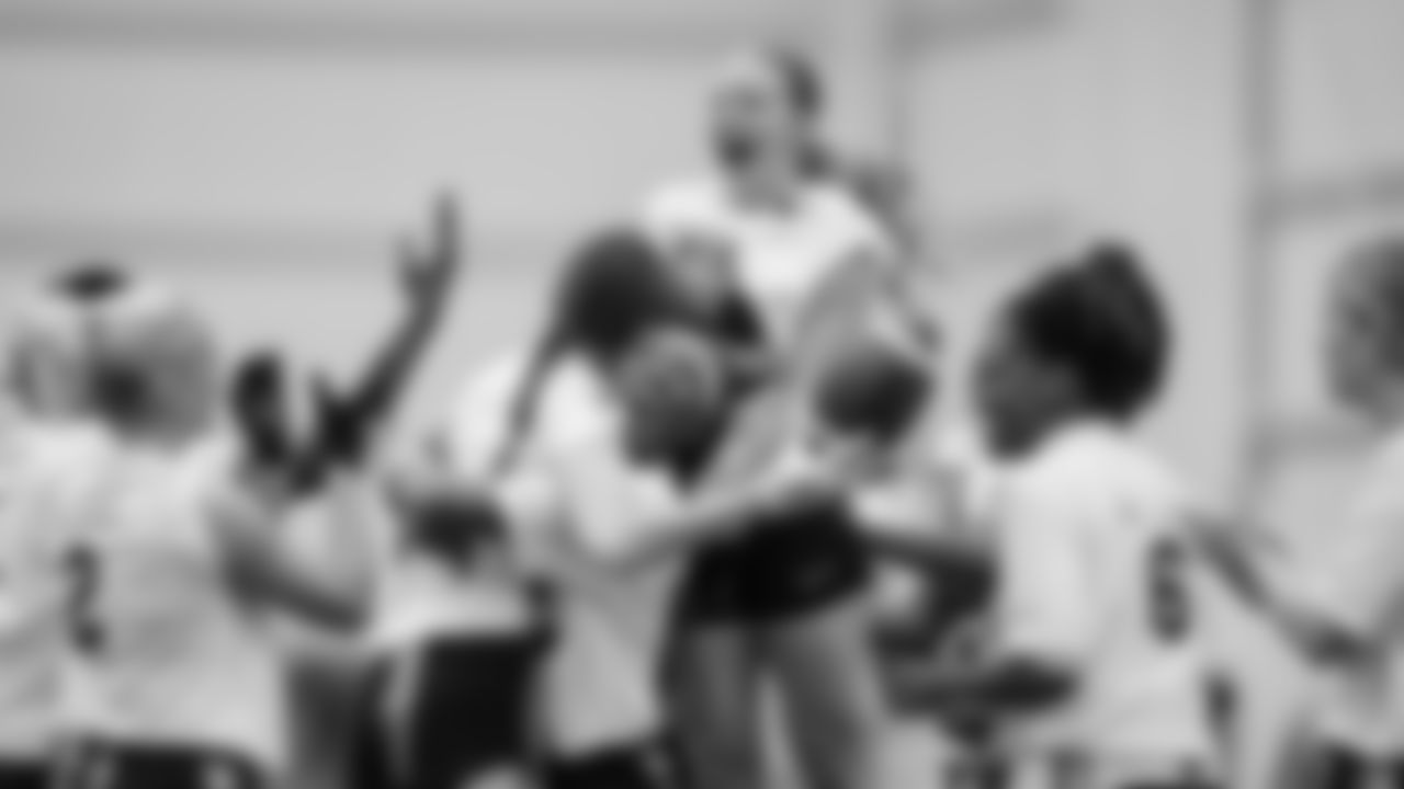 Scenes from the GACA Girls Flag Football All-Star Game at the Atlanta Falcons Training Facility in Flowery Branch, Ga. on Saturday, February 21, 2026. (Photo by Jay Bendlin/Atlanta Falcons)