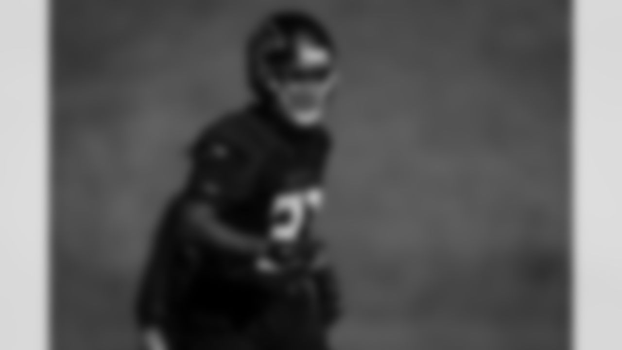 Atlanta Falcons safety Xavier Watts #31 during practice at Atlanta Falcons Training Facility in Flowery Branch, Georgia, on Wednesday, November 5, 2025. (Photo by Jay Bendlin/Atlanta Falcons)