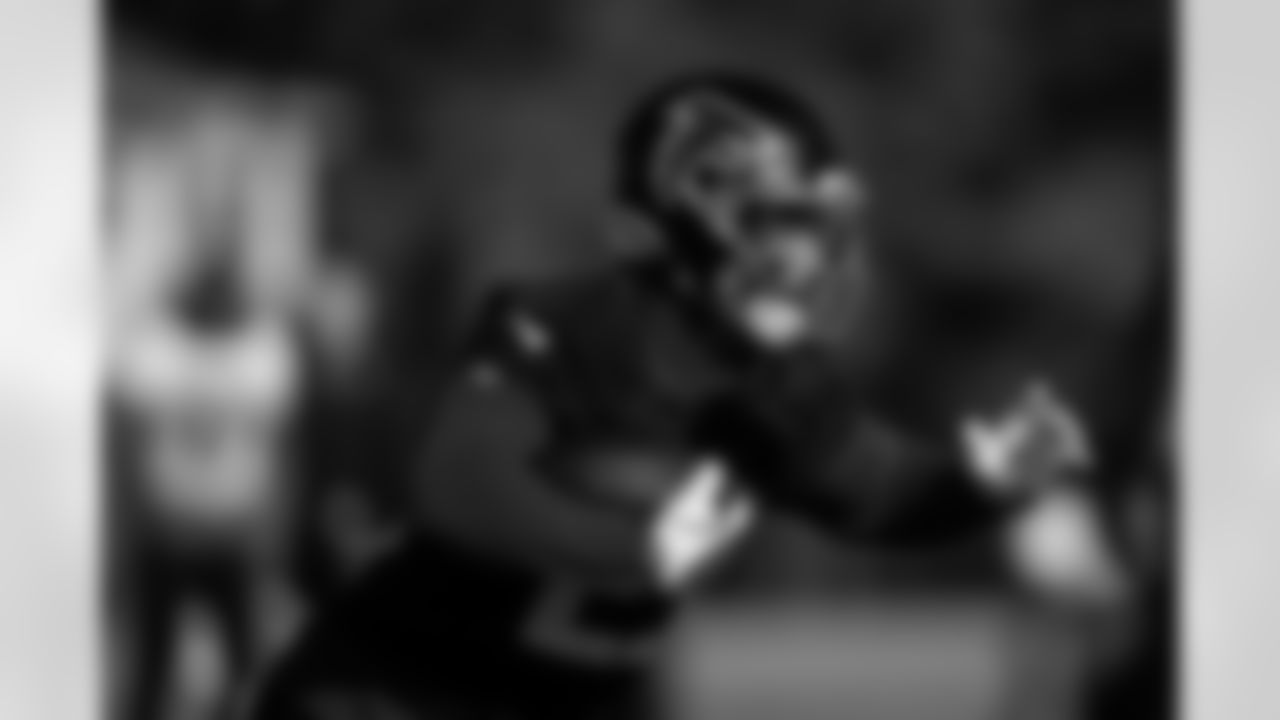 Atlanta Falcons running back Tyler Allgeier #25 during practice at Atlanta Falcons Training Facility in Flowery Branch, Georgia, on Wednesday, December 3, 2025. (Photo by Jay Bendlin/Atlanta Falcons)