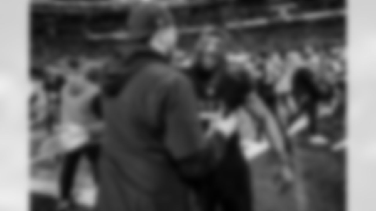 Atlanta Falcons running back Bijan Robinson #7 after the Week 14 Game against the Seattle Seahawks at Mercedes-Benz Stadium in Atlanta, Georgia on Sunday, December 7, 2025. (Photo by Kevin Liles/Atlanta Falcons)