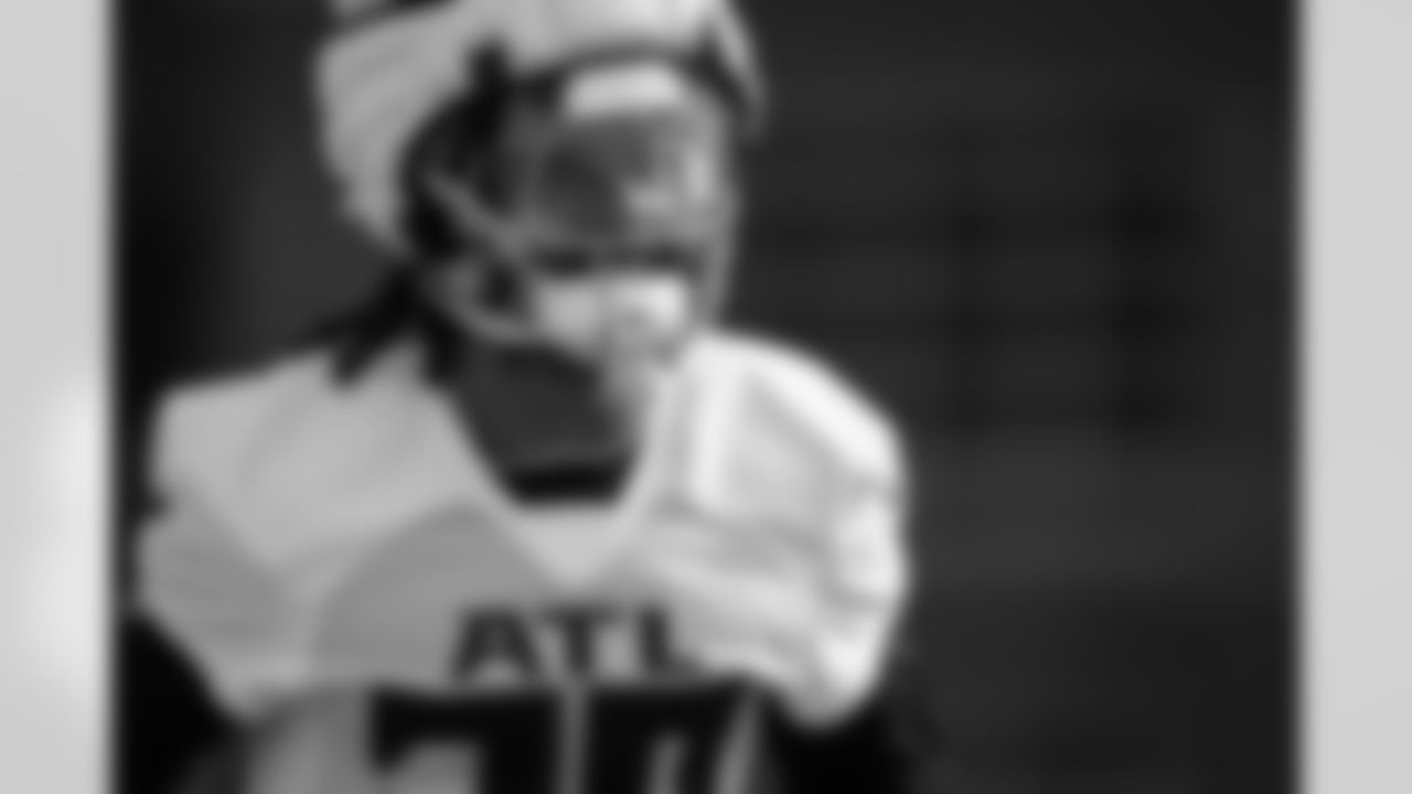 Atlanta Falcons cornerback CJ Henderson #39 during practice at Atlanta Falcons Training Facility in Flowery Branch, Georgia, on Wednesday, December 24, 2025. (Photo by Jay Bendlin/Atlanta Falcons)