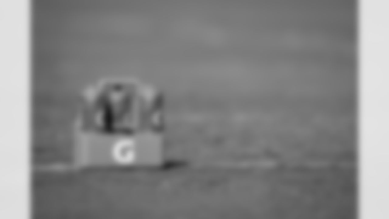 A Gatorade Bottle during practice at Atlanta Falcons Training Facility in Flowery Branch, Georgia, on Wednesday, November 5, 2025. (Photo by Jay Bendlin/Atlanta Falcons)