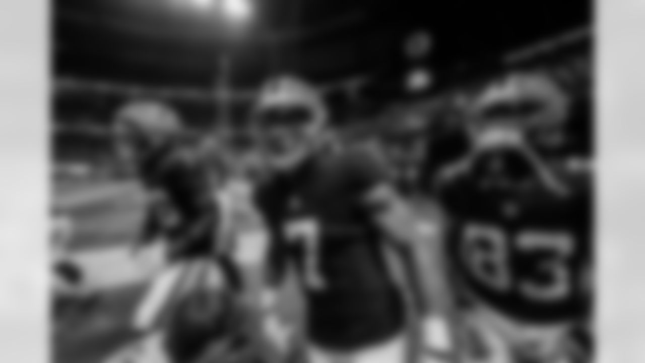 Atlanta Falcons running back Bijan Robinson #7 scores a touchdown during the Week 17 Game against the Los Angeles Rams at Mercedes-Benz Stadium in Atlanta, Georgia on Monday, December 29, 2025. (Photo by Taylor McLaughlin/Atlanta Falcons)