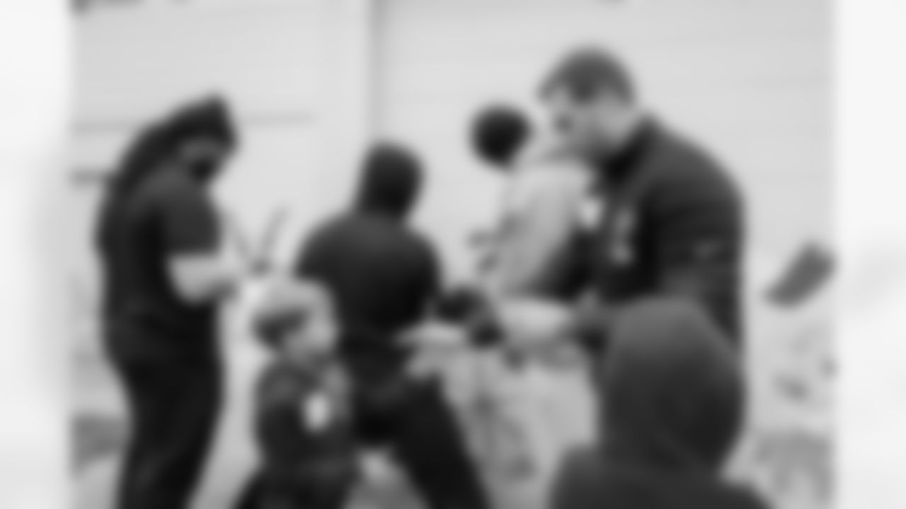 Scenes from the KABOOM! Playground Build at Randolph Medlock Park in Stone Mountain, Ga. on Tuesday, October 28, 2025. (Photo by Serena Brown/Atlanta Falcons)