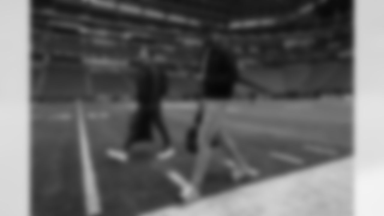 Atlanta Falcons cornerback A.J. Terrell #24 arrives prior to the Week 14 Game against the Minnesota Vikings at U.S Bank Stadium in Minneapolis, Minnesota on Sunday, December 8, 2024. (Photo by Jay Bendlin/Atlanta Falcons)
